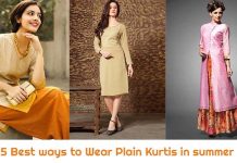 5 Best ways to Wear Plain Kurtis in summer 2018 5 Best ways to Wear Plain Kurtis in summer 2018