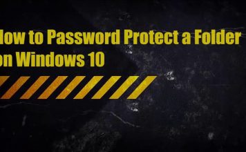 How To Password Protect a Folder or File in Windows 10 Password protect folder windows 10