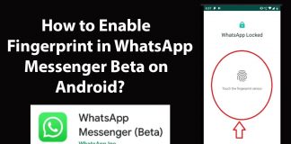 How You Can Enable Fingerprint Lock Feature on WhatsApp for Android enable fingerprint lock feature on WhatsApp